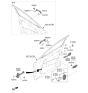 Diagram for 2024 Kia Niro EV Door Latch Assembly - 81320AT210