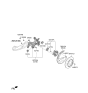 Diagram for Kia Niro Axle Beam Mount - 55218AT000