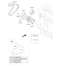 Diagram for 2024 Kia Forte Drive Belt - 252122B720