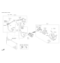 Diagram for Kia Optima A/C Hose - 97762D5000