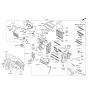 Diagram for 2017 Kia Optima Evaporator - 97139D5100