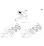 Diagram for 2017 Kia Optima Speedometer - 94001D5010