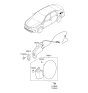 Diagram for 2020 Kia Optima Fuel Door - 69510D5000