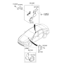 Diagram for Kia Optima Hybrid ABS Sensor - 92191D4100