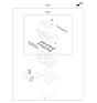 Diagram for 2019 Kia Optima Cylinder Head Gasket - 209102GK07