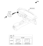 Diagram for Kia Optima Dimmer Switch - 93700D4070BGH