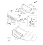 Diagram for Kia Optima Hybrid Trunk Latch - 81230D4000