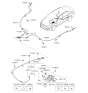 Diagram for Kia Optima Parking Brake Cable - 59770C1000