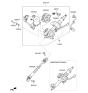 Diagram for Kia Steering Column - 56310D5500