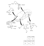 Diagram for Kia Optima Hybrid ABS Sensor - 59930A8000