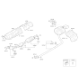 Diagram for 2018 Kia Optima Muffler - 28710D5700