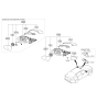 Diagram for 2017 Kia Optima Car Mirror - 87620D5000