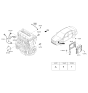 Diagram for 2016 Kia Optima Engine Control Module - 391082GGC5