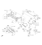 Diagram for 2018 Kia Cadenza Axle Beam Mount - 55274F6000