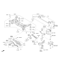 Diagram for Kia Lateral Arm - 55260D5100