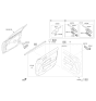 Diagram for Kia Optima Hybrid Mirror Switch - 93530D4000