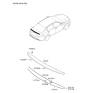 Diagram for 2019 Kia Optima Spoiler - 87251D5000