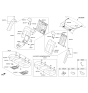 Diagram for 2016 Kia Optima Armrest - 89901D5010A3B