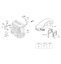 Diagram for 2017 Kia Optima Engine Control Module - 391082GGD2