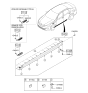 Diagram for 2016 Kia Optima Emblem - 86311D5210