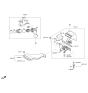 Diagram for 2020 Kia Optima Air Duct - 28130C2600