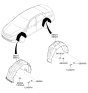 Diagram for 2016 Kia Optima Wheelhouse - 86812D5000