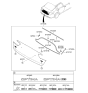 Diagram for 2019 Kia Optima Hybrid Emblem - 86310D4100