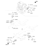 Diagram for 2016 Kia Optima Engine Mount Bracket - 21810C1020