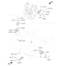 Diagram for Kia Optima Engine Mount Bracket - 21810C1020