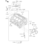 Diagram for Kia K900 Crankshaft Seal - 214433F301