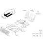 Diagram for Kia K900 Dash Panels - 841203T000