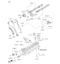 Diagram for Kia K900 Timing Chain Tensioner - 244103F411