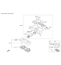 Diagram for Kia K900 Seat Cushion - 891003T100KER