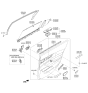 Diagram for Kia K900 Weather Strip - 832313T000