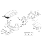 Diagram for 2017 Kia K900 Bumper - 866503T500