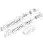 Diagram for 2016 Kia K900 Transfer Case Output Shaft Snap Ring - 455664E000