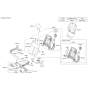 Diagram for 2017 Kia K900 Seat Cover - 884603T720KCF