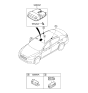 Diagram for 2016 Kia K900 Dome Light - 928103T151TX