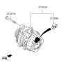 Diagram for Kia K900 Alternator - 373003C520