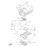 Diagram for Kia K900 Oil Pump Rotor Set - 213123F401