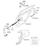 Diagram for 2015 Kia K900 Door Handle - 836613T100SWP