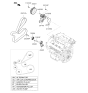 Diagram for Kia Cadenza Water Pump - 251003C160