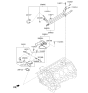 Diagram for Kia K900 Thermostat Housing - 256203F500