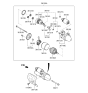 Diagram for 2017 Kia K900 Armature - 361503F110