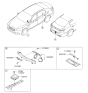Diagram for 2017 Kia K900 Air Bag Control Module - 959103T600