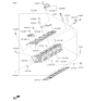 Diagram for 2017 Kia K900 Cylinder Head - 5K0253FU00