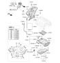 Diagram for 2016 Kia K900 Oil Pan - 215203CEA3