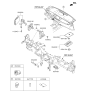 Diagram for Kia K900 Body Control Module - 954003T651