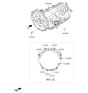 Diagram for 2017 Kia K900 Transmission Assembly - 450004E040