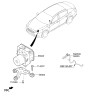 Diagram for 2016 Kia K900 ABS Control Module - 589203T380